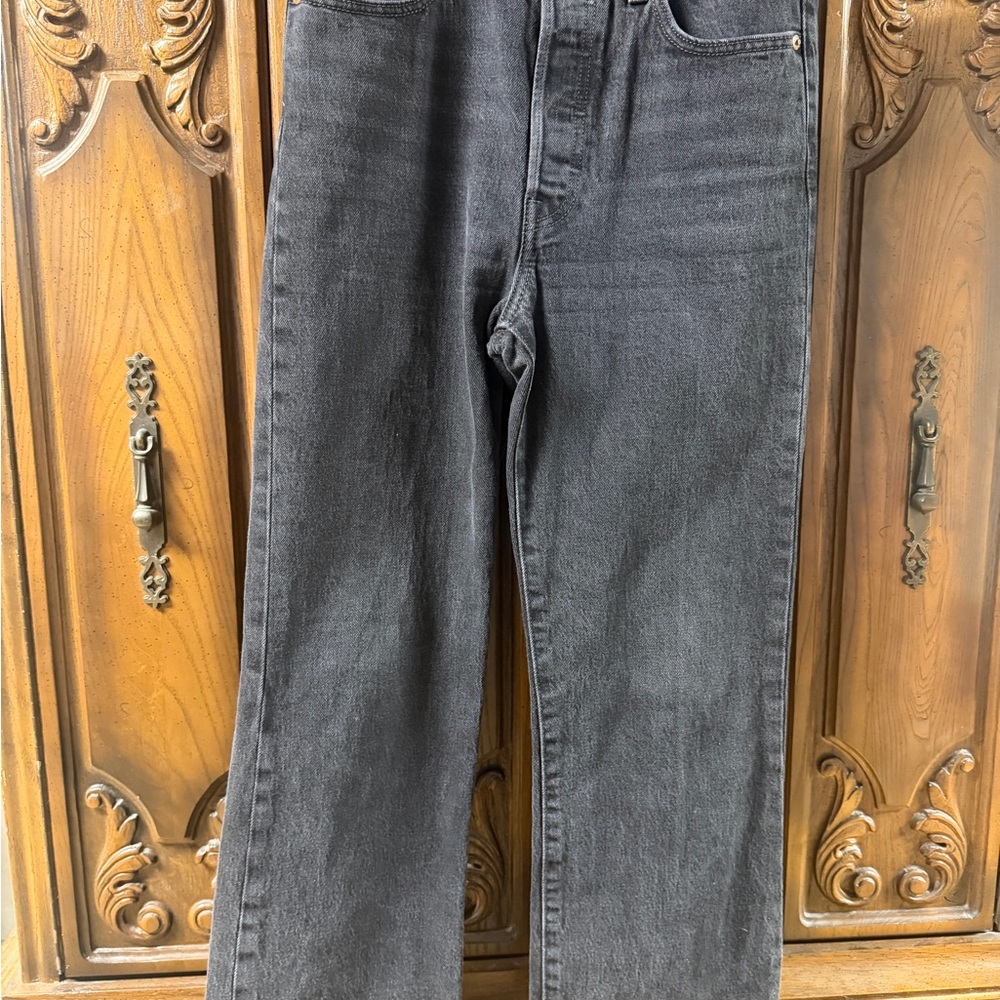 Levi's ribcage Women's High Rise Black Jeans